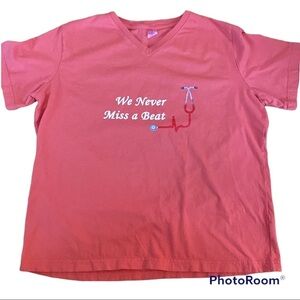 V-neck CRNA T-shirt XL